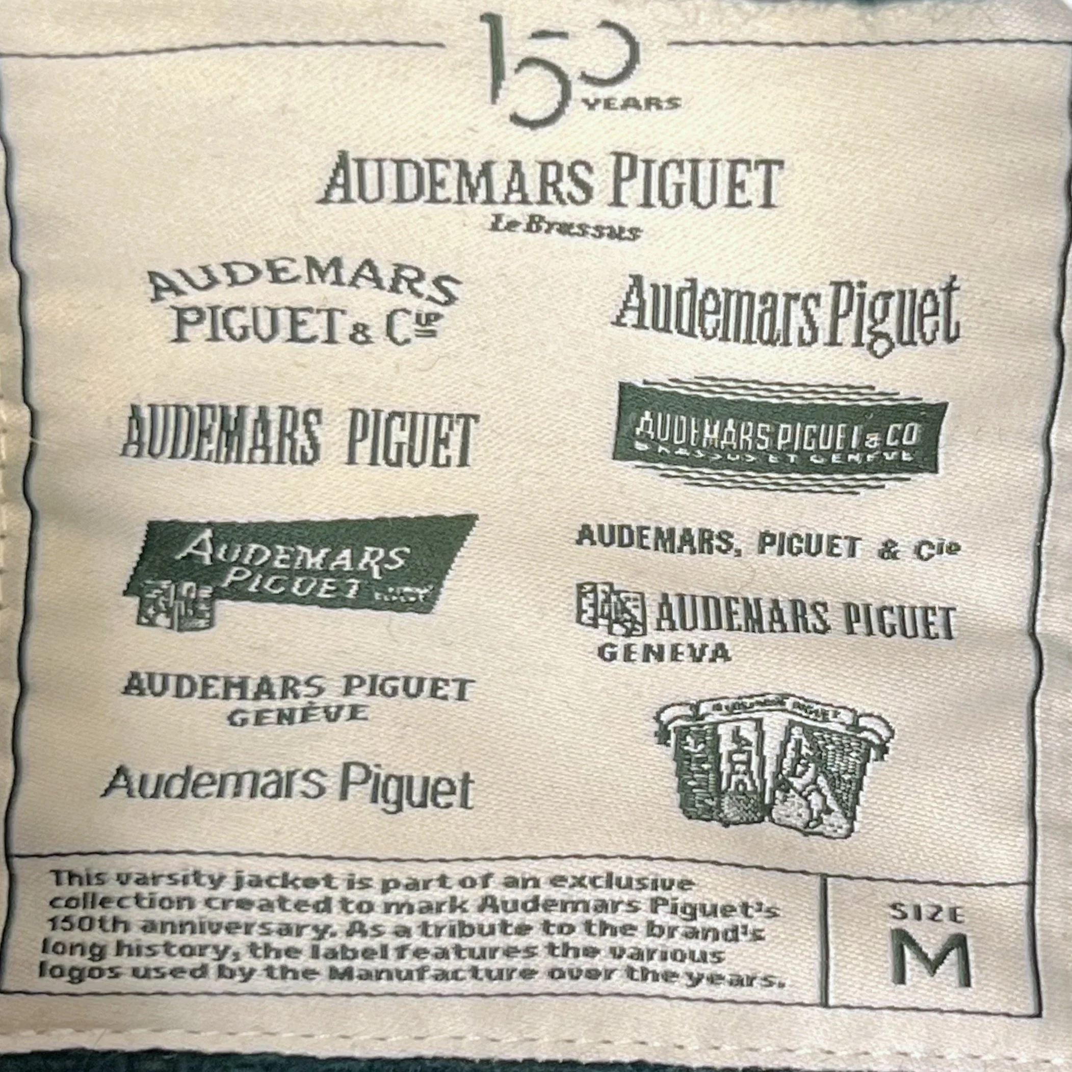 Audemars Piguet 150th Anniversary Varsity Jacket – Wool & Leather